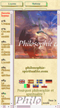 Mobile Screenshot of philosophie-spiritualite.com